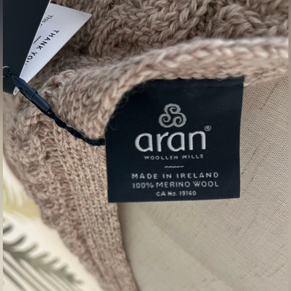 NWT, Aran,Ireland, Mirano Cable
Crossover Wrap w/Buttons Cable Knit Sweater - Picture 11 of 11